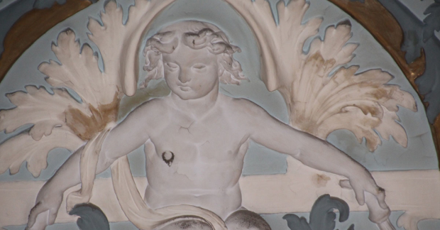 One of the pierced cherubs at the theatre