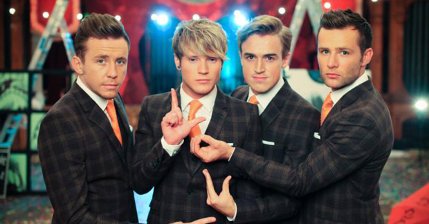 Mcfly during their shoot