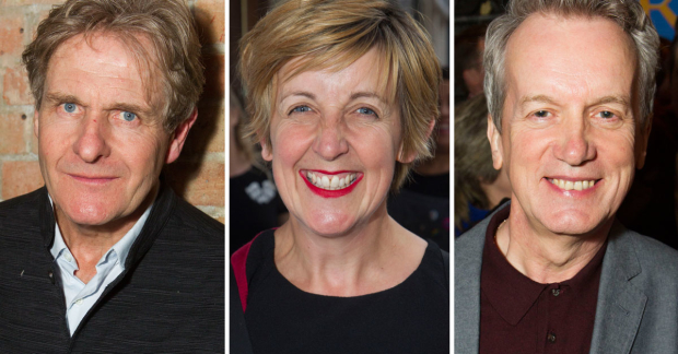 Robert Bathurst, Julie Hesmondhalgh and Frank Skinner