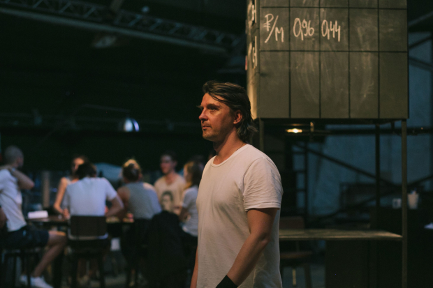 Alexander Devriendt in LIES rehearsals