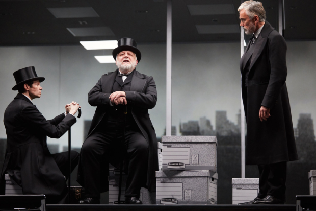 Adam Godley, Simon Russell Beale and Ben Miles in The Lehman Trilogy 