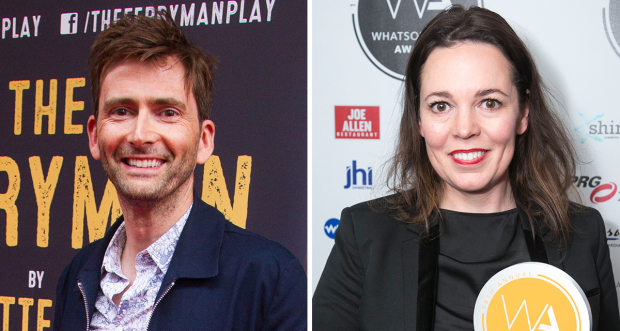 David Tennant and Olivia Colman