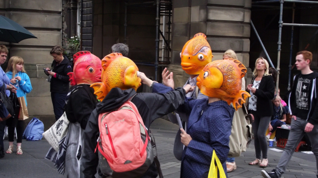You may have tried fly fishing, but how about fish flyering? 