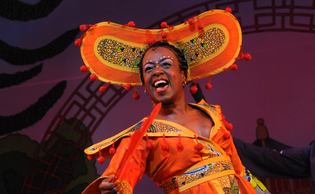 Empson in the 2009 pantomime at the Hackney Empire