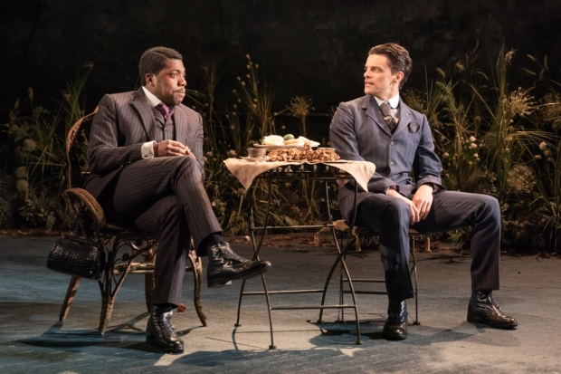 Fehinti Balogun and Jacob Fortune-Lloyd in The Importance of Being Earnest