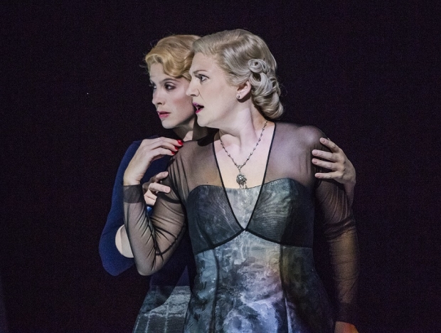 Virginie Verrez as Erika and Emma Bell as Vanessa in Vanessa (Glyndebourne)