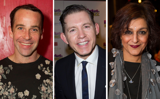 Jonjo O&#39;Neill, Lee Evans and Meera Syal