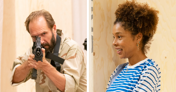 Ralph Fiennes and Sophie Okonedo