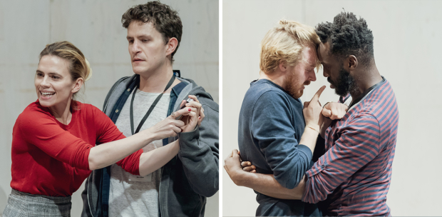 Hayley Atwell, Ben Allen, Jack Lowden and Sule Rimi in rehearsals