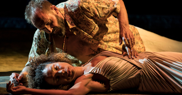 Ralph Fiennes and Sophie Okonedo in Antony and Cleopatra