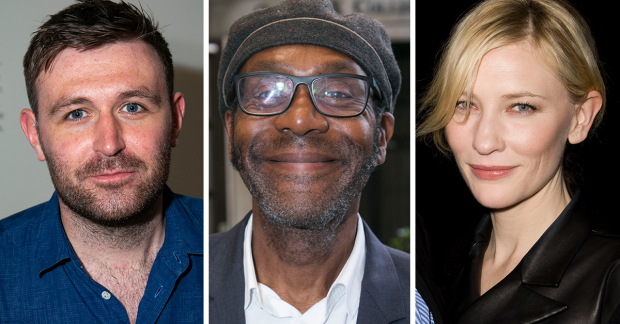 James McArdle, Lenny Henry and Cate Blanchett