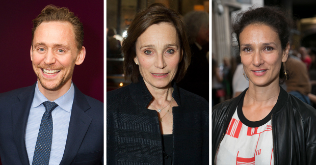 Tom Hiddleston, Kristen Scott Thomas and Indira Varma