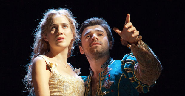 Imogen Daines and Pierro Niel-Mee in Shakespeare in Love