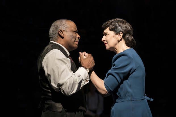 Don Warrington and Maureen Beattie in Death of a Salesman