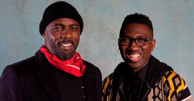 Idris Elba with artistic director Kwame Kwei-Armah