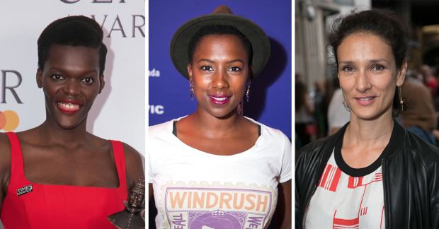 Sheila Atim, Jade Anouka and Indira Varma