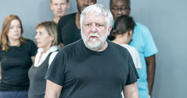 Simon Russell Beale in rehearsals for The Tragedy of King Richard the Second 