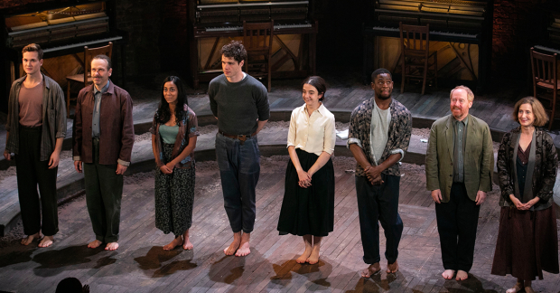 The cast of Summer and Smoke during the curtain call