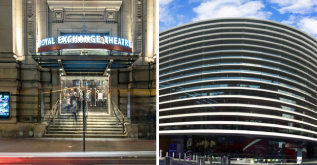 Manchester Royal Exchange and Leicester Curve