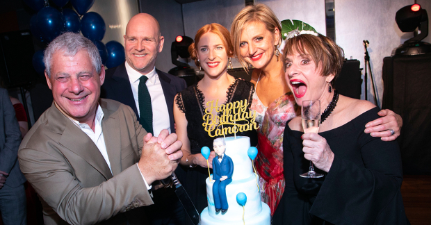 A birthday cake for Cameron Mackintosh