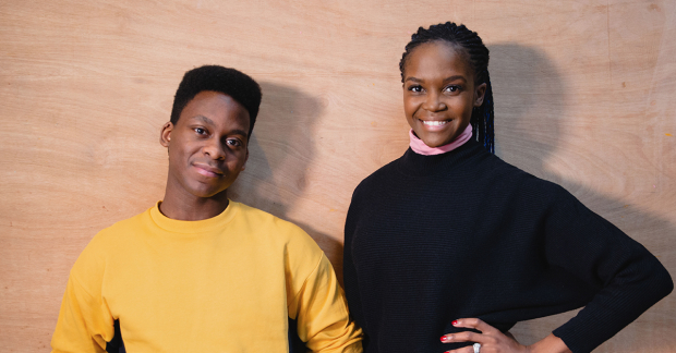 Tyrone Huntley and Oti Mabuse