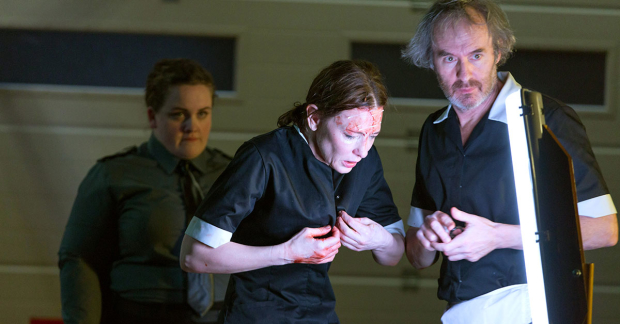 Jessica Gunning, Cate Blanchett and Stephen Dillane in When We Have Sufficiently Tortured Each Other