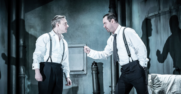 Martin Freeman and Danny Dyer in The Dumb Waiter