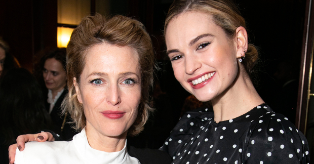 Gillian Anderson and Lily James