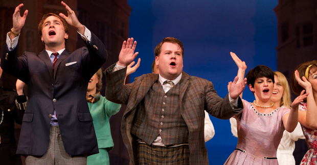 The original West End cast of One Man, Two Guvnors at their curtain call