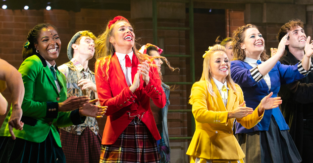 The West End cast of Heathers the Musical at their curtain call