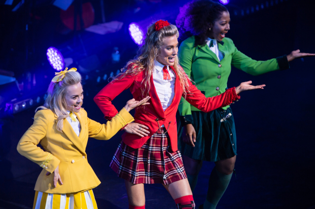 Sophie Isaacs, Jodie Steele and T&#39;Shan Williams performing the song from Heathers