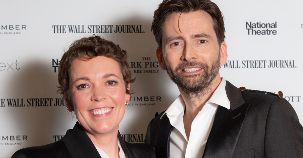 Olivia Colman and David Tennant