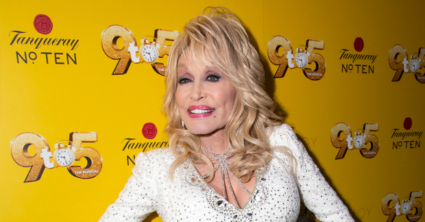 Dolly Parton at the West End opening night of 9 to 5 the Musical