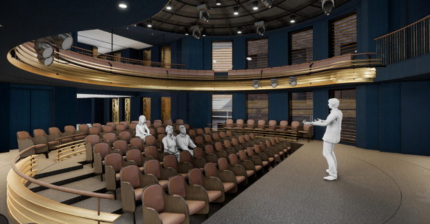 An artists impression of the Boulevard Theatre