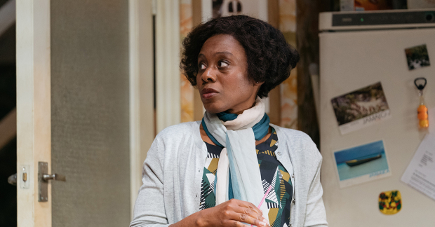 Natasha Gordon in the West End production of Nine Night