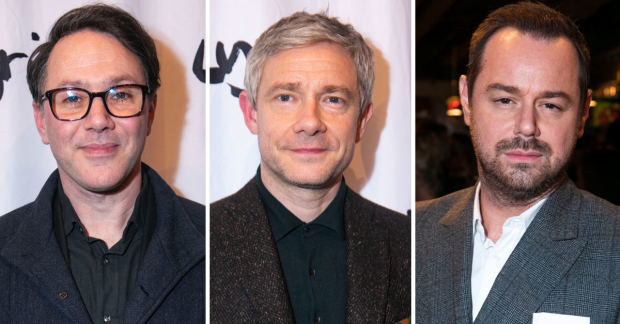 Reece Shearsmith, Martin Freeman and Danny Dyer