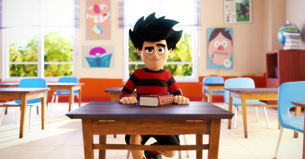 A still from Dennis and Gnasher: Unleashed!