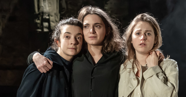 Patsy Ferran, Pearl Chanda and Ria Zmitrowicz in Three Sisters