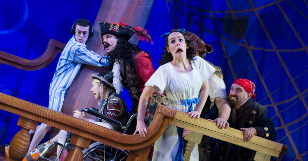 The original West End cast of Peter Pan Goes Wrong