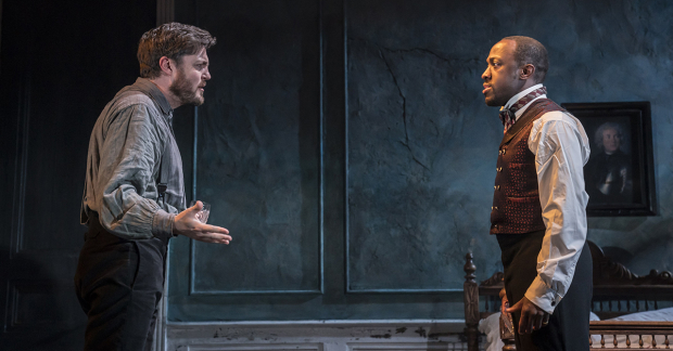 Tom Burke and Giles Terera  in Rosmersholm