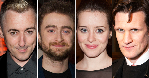 Alan Cumming, Daniel Radcliffe, Claire Foy and Matt Smith