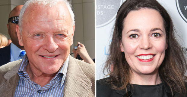 Anthony Hopkins and Olivia Colman