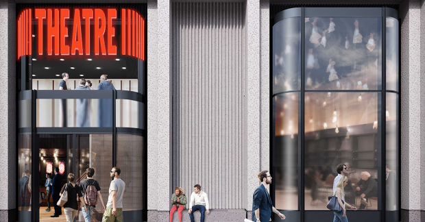 A CGI rendering of the new theatre in King&#39;s Cross