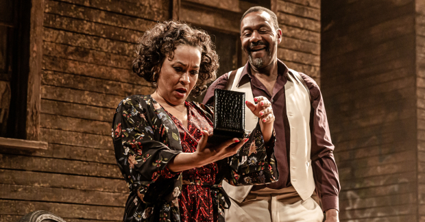 Martina Laird and Lenny Henry in King Hedley II