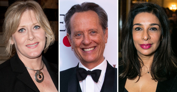 Sarah Lancashire, Richard E Grant and Shobna Gulati