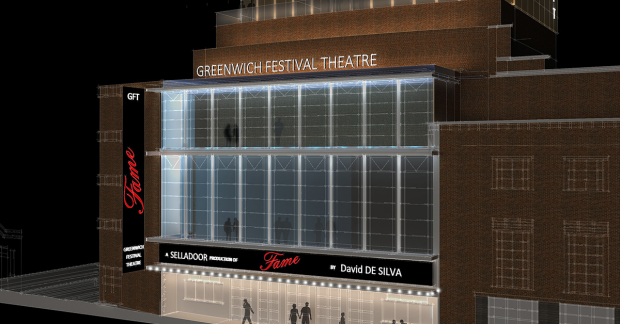 Proposed design for Greenwich Festival Theatre