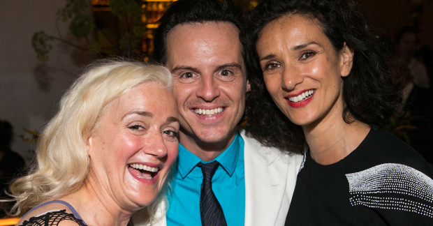 Sophie Thompson, Andrew Scott and Indira Varma