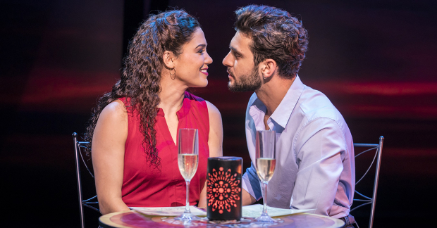 Christie Prades as Gloria Estefan and George Ioannides as Emilio Estefan