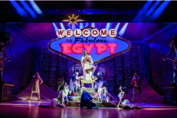 A scene from Joseph And The Amazing Technicolor Dreamcoat by Andrew Lloyd Webber and Tim Rice at The London Palladium