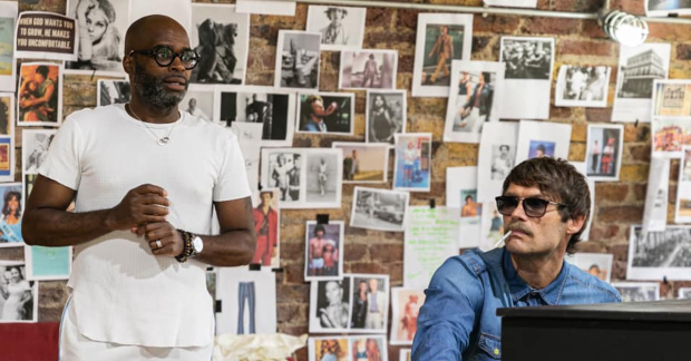 Cedric Neal and John Partridge in rehearsals for The View Upstairs